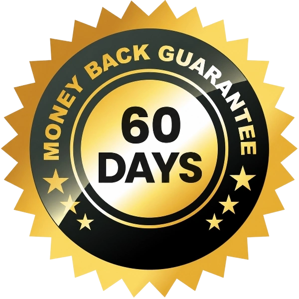 60 day money back guarantee